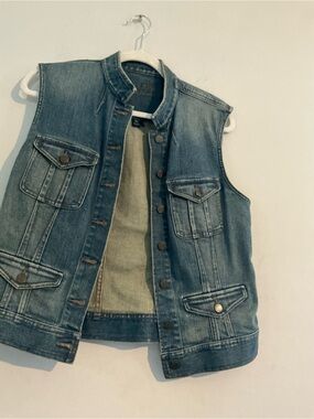 Ralph Lauren Women's Blue Denim Vest